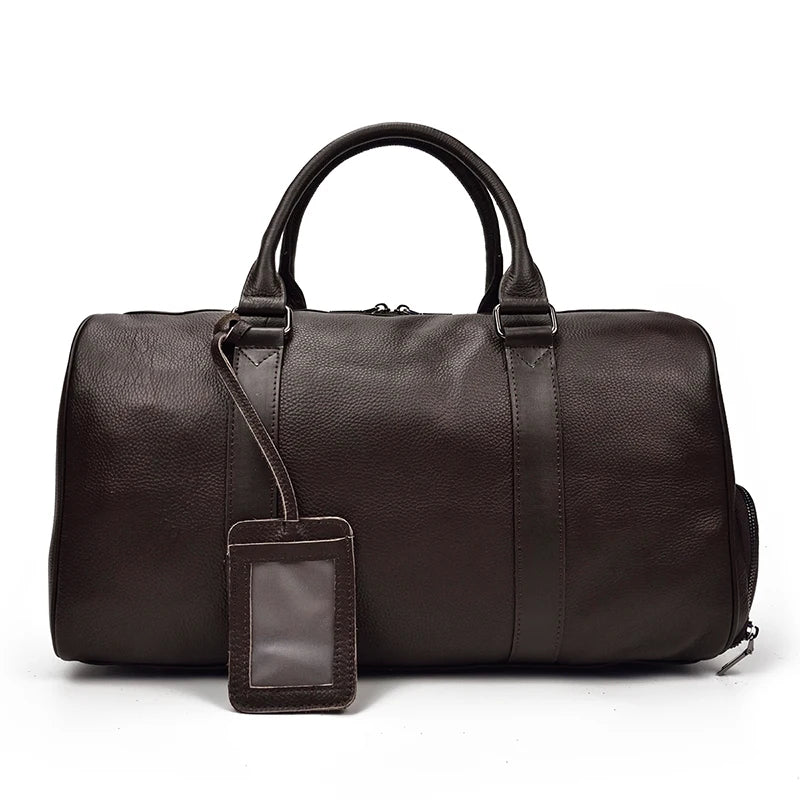Sac cuir voyage moka souverain – Image 14