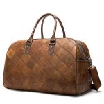 Sac cuir voyage espresso mat
