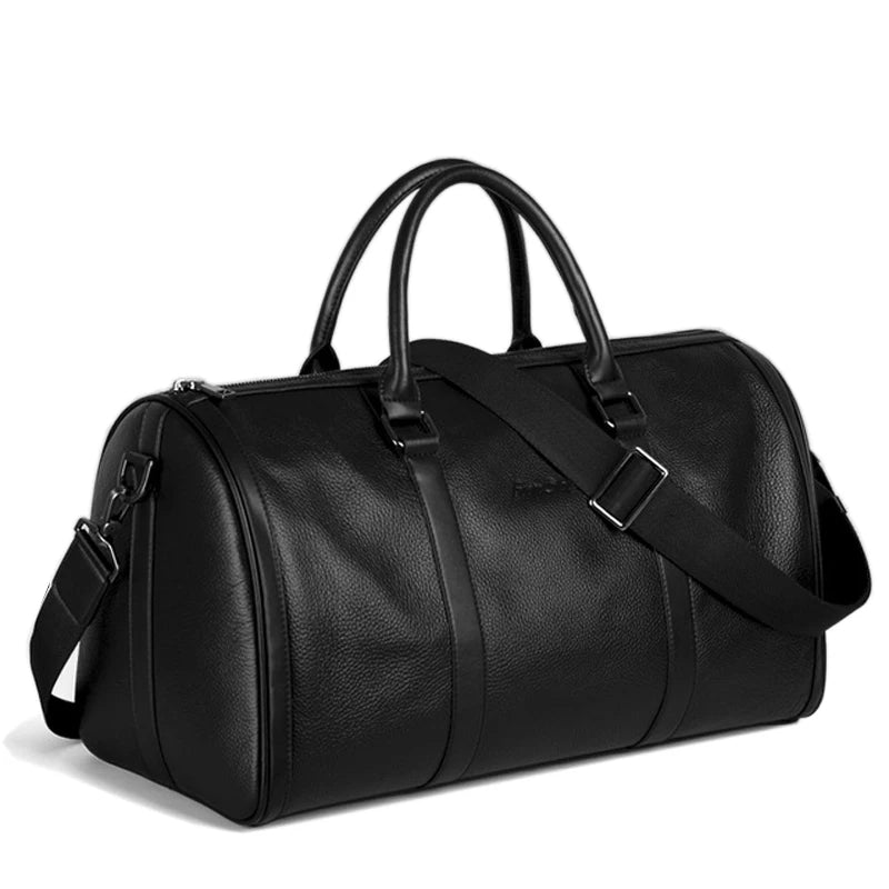 Sac de voyage homme cuir élégant minimal – Image 3