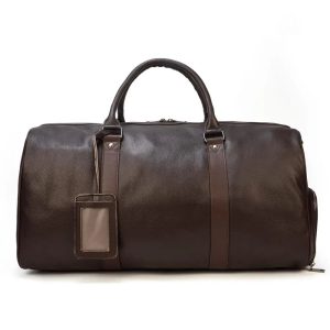 Sac cuir voyage moka souverain
