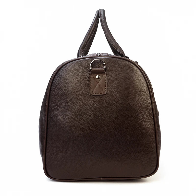 Sac cuir voyage moka souverain – Image 4