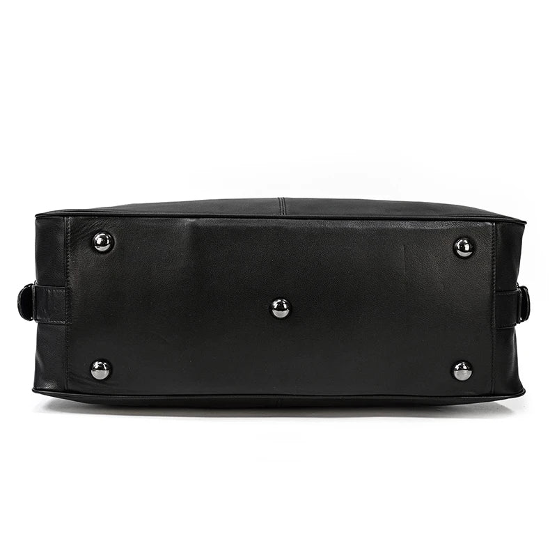 Sac cuir voyage havane racé – Image 11