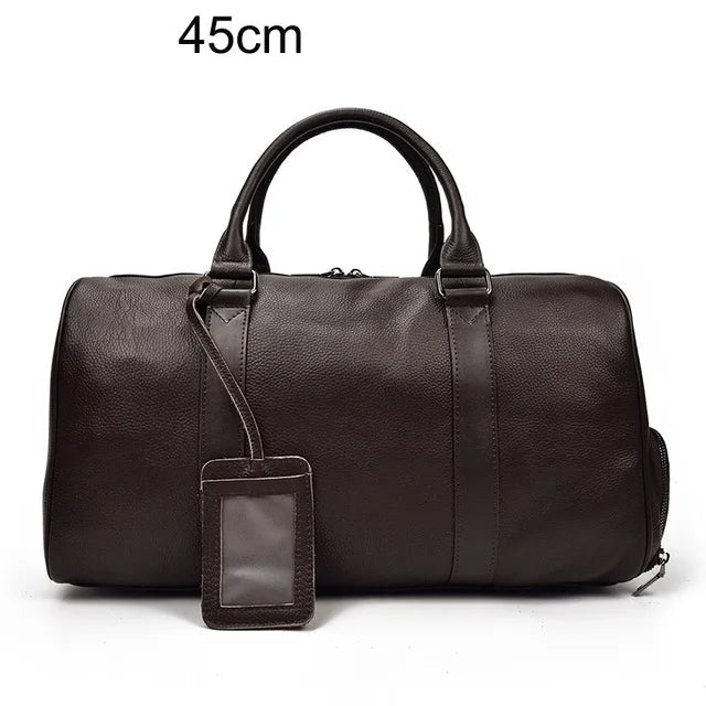 Sac cuir voyage moka souverain – Image 24