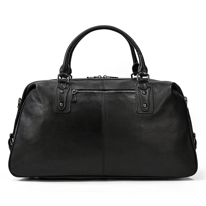 Sac cuir voyage havane racé – Image 10