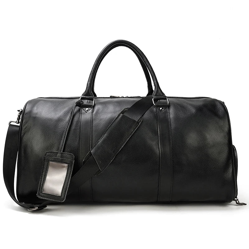 Sac cuir voyage moka souverain – Image 8