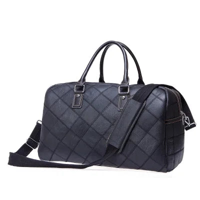 Sac cuir voyage espresso mat – Image 10
