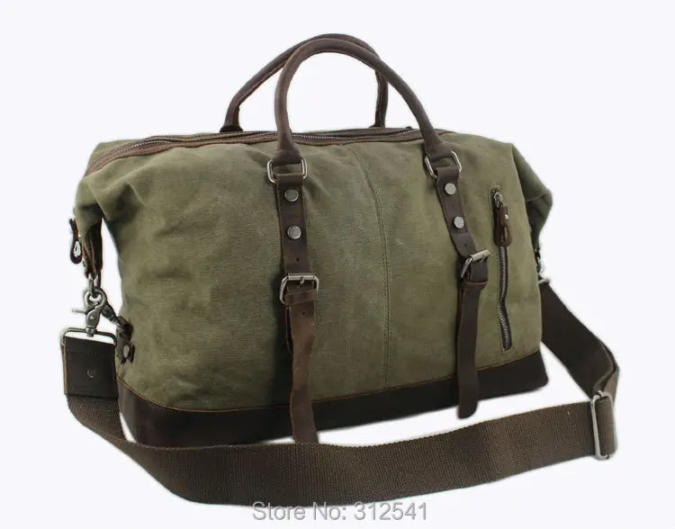 Sac cuir voyage vintage magnétique – Image 14