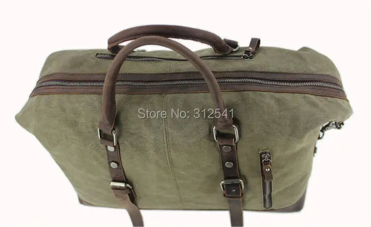 Sac cuir voyage vintage magnétique – Image 18