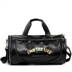 Sac cuir voyage noir d’exception