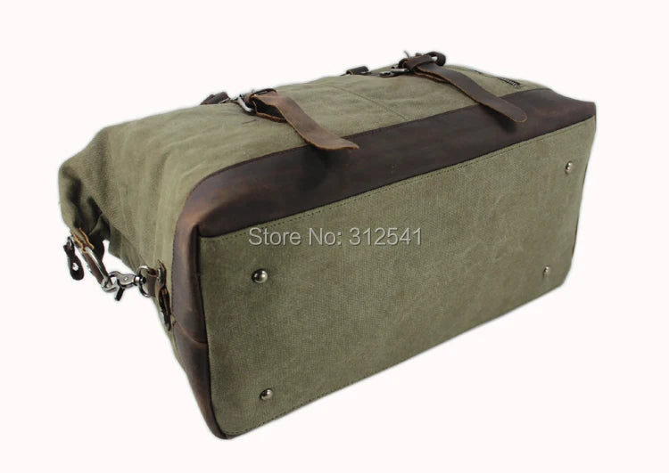 Sac cuir voyage vintage magnétique – Image 20