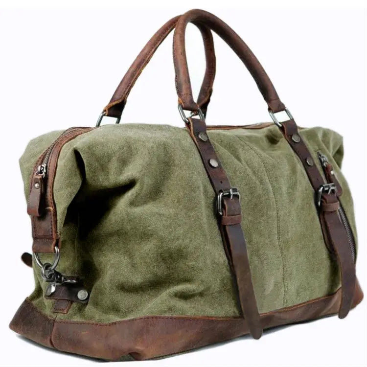 Sac cuir voyage vintage magnétique – Image 13