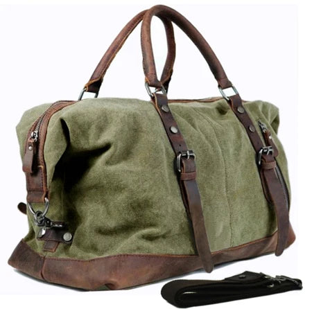 Sac cuir voyage vintage magnétique – Image 22