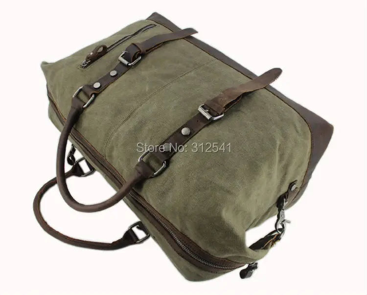 Sac cuir voyage vintage magnétique – Image 19