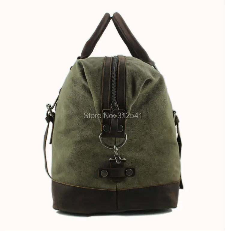 Sac cuir voyage vintage magnétique – Image 17