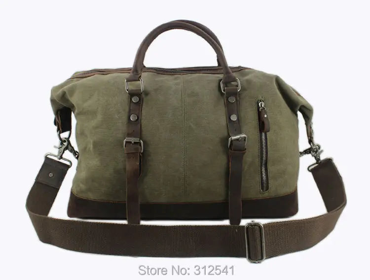 Sac cuir voyage vintage magnétique – Image 12