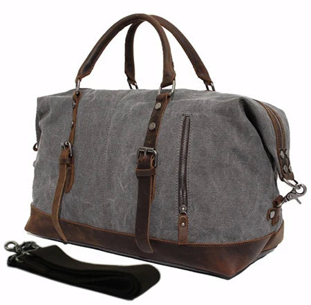 Sac cuir voyage vintage magnétique – Image 23