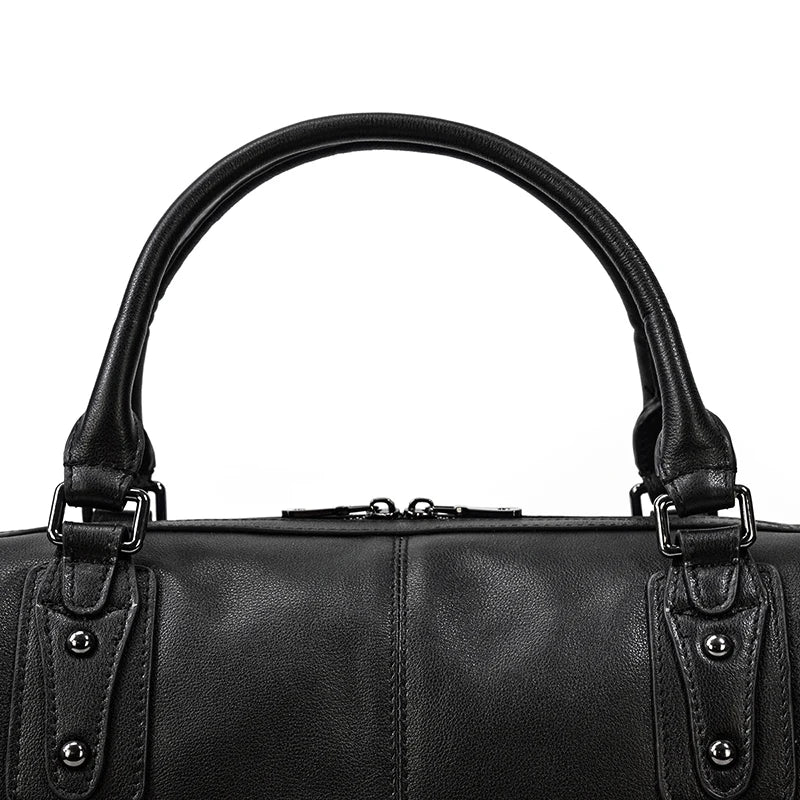 Sac cuir voyage havane racé – Image 14