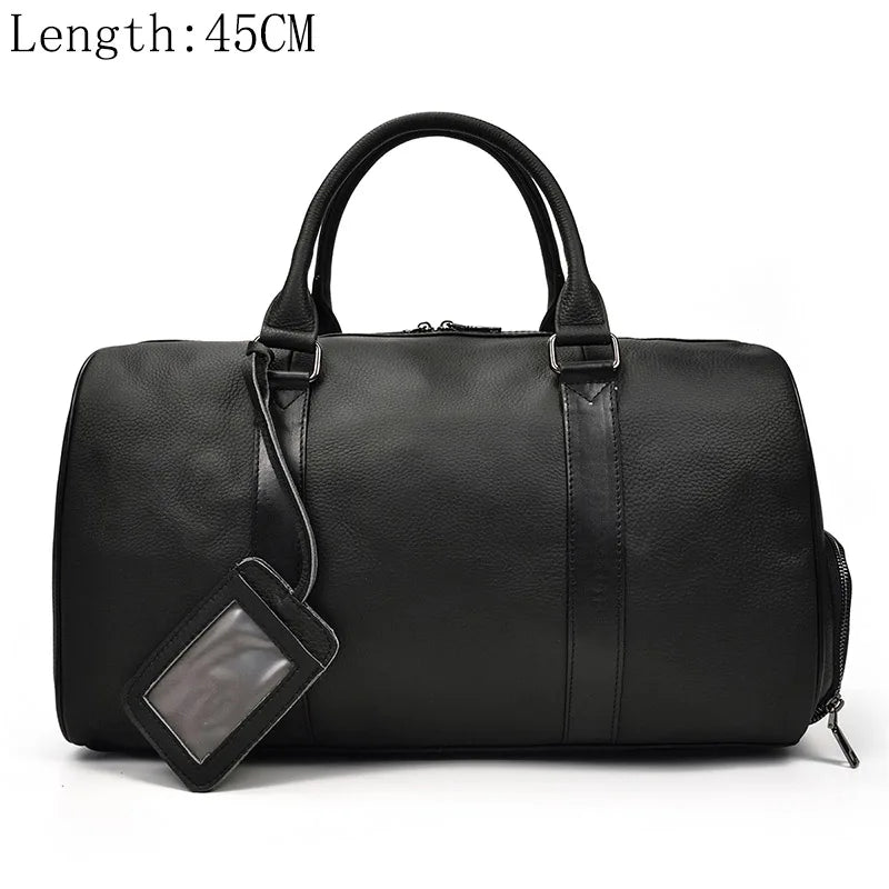 Sac cuir voyage moka souverain – Image 25
