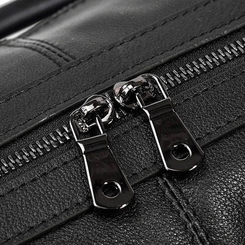 Sac cuir voyage havane racé – Image 15