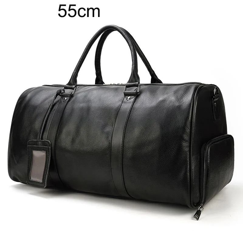 Sac cuir voyage moka souverain – Image 21