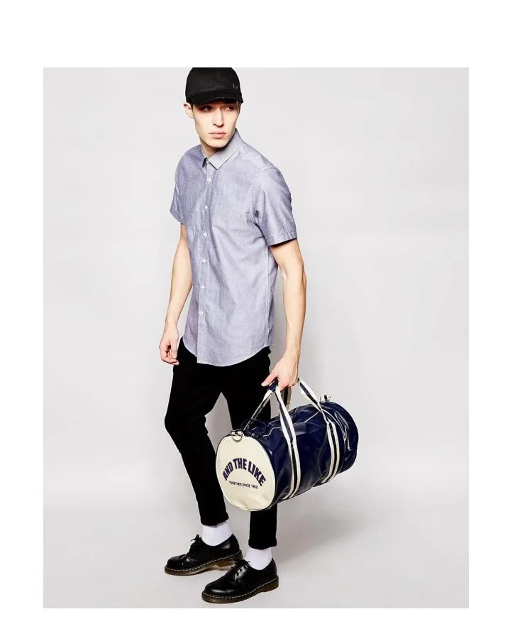 Sac cuir voyage tabac authentique – Image 7