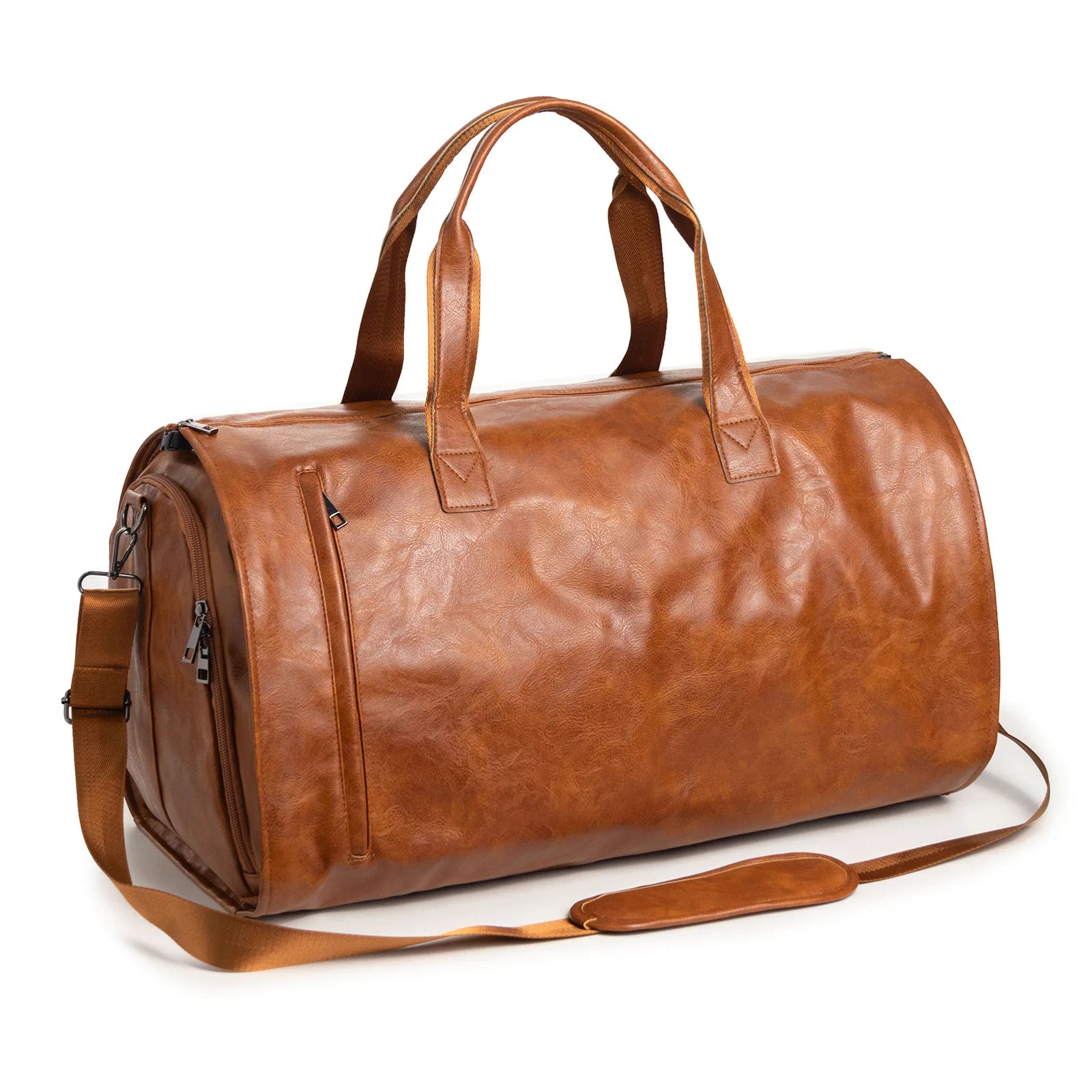 Sac cuir voyage pleine fleur raffiné – Image 8