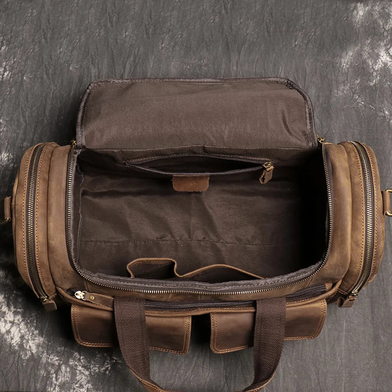 Sac de voyage homme cuir respiration absolu – Image 23