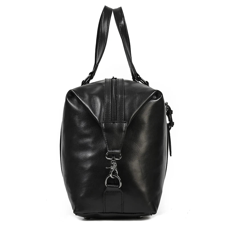 Sac cuir voyage havane racé – Image 21
