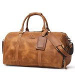 Sac de voyage cuir vintage intemporel