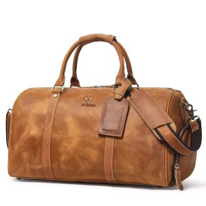 Sac de voyage cuir vintage intemporel