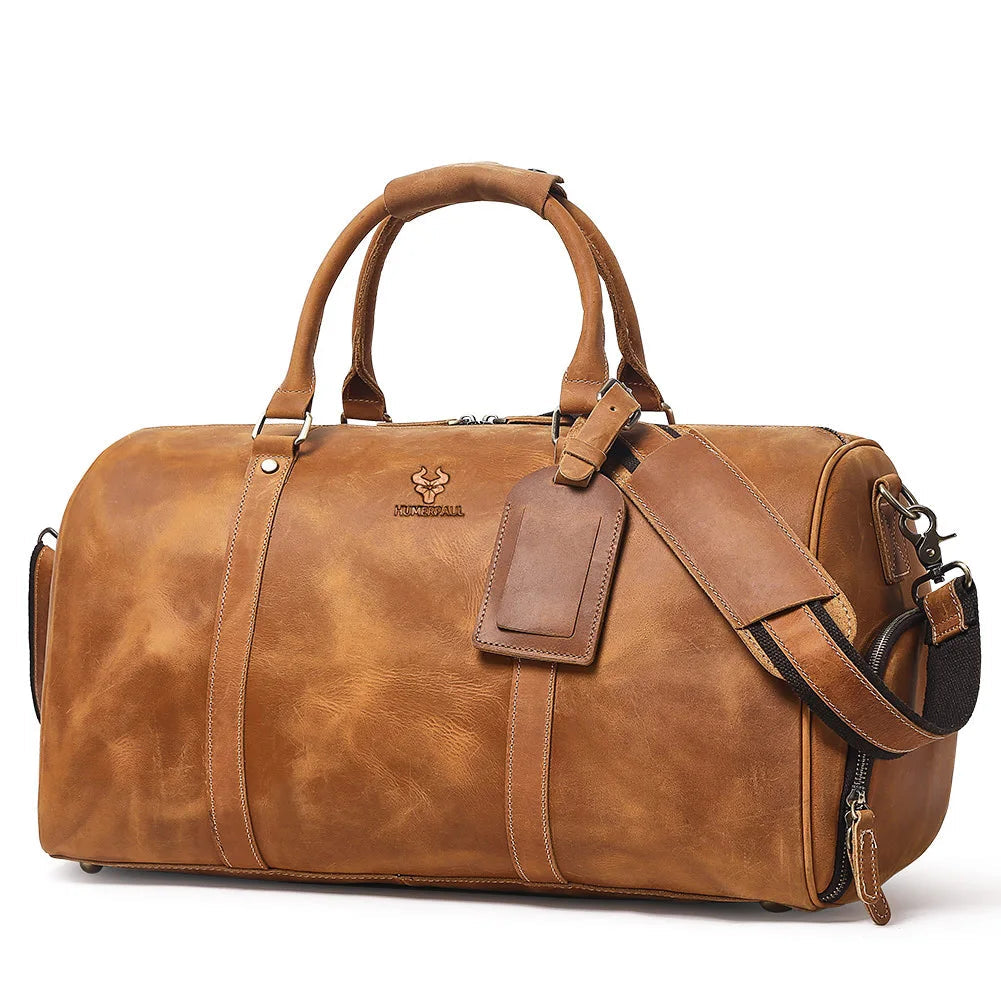 Sac de voyage cuir vintage intemporel