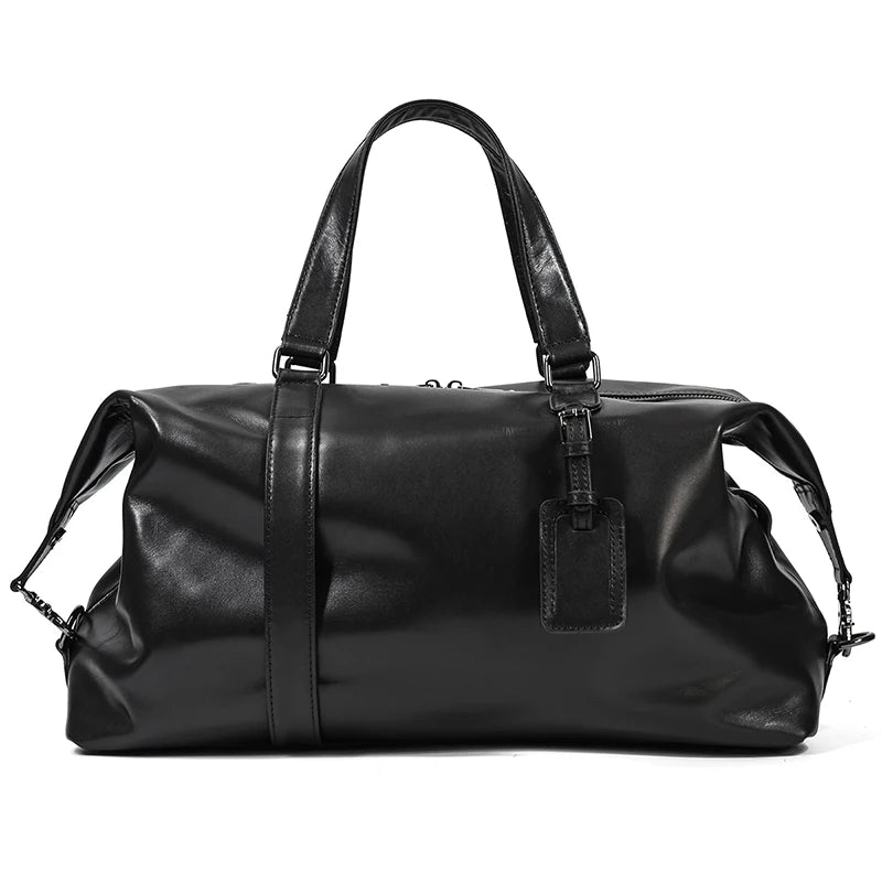 Sac cuir voyage havane racé – Image 24