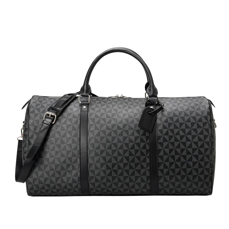 Sac de voyage homme cuir élégant confidentiel – Image 11