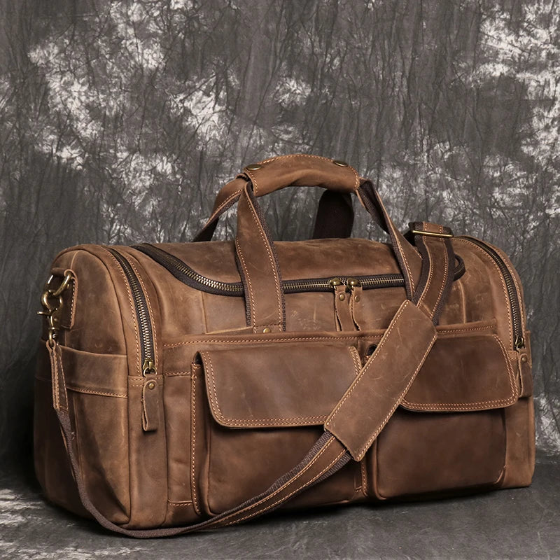 Sac de voyage homme cuir respiration absolu – Image 9
