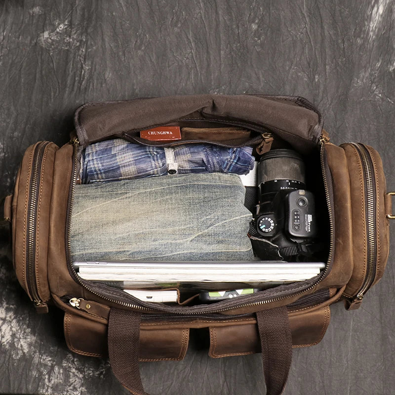 Sac de voyage homme cuir respiration absolu – Image 24