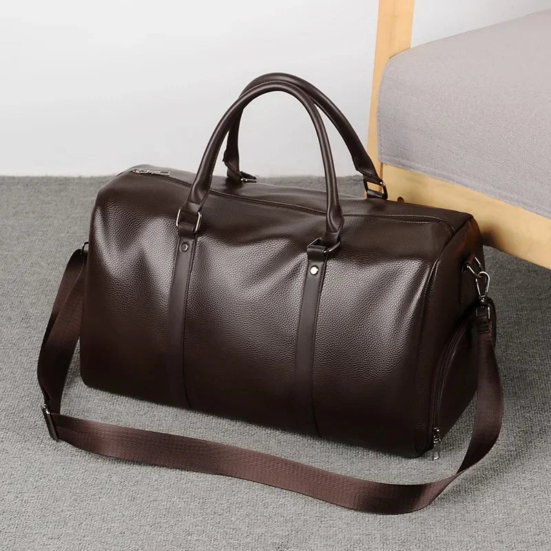 Sac de voyage bandoulière sépia noble – Image 4