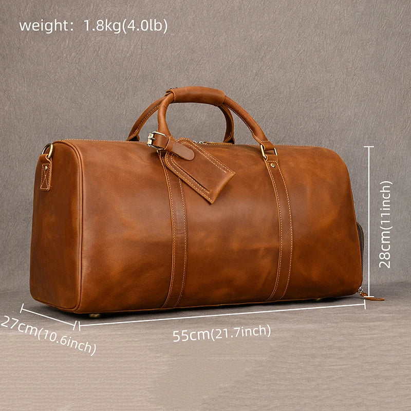 Sac cuir voyage onyx discret – Image 2