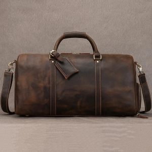 Sac cuir voyage onyx discret