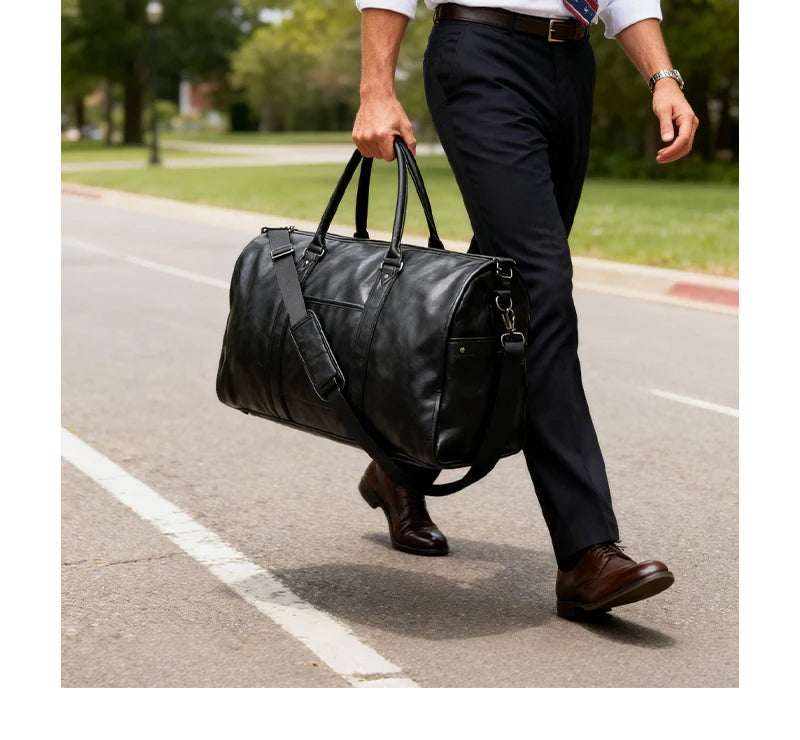 Sac de voyage bandoulière onyx magnétique – Image 6