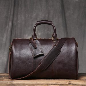 Sac de voyage homme cuir sobre pur