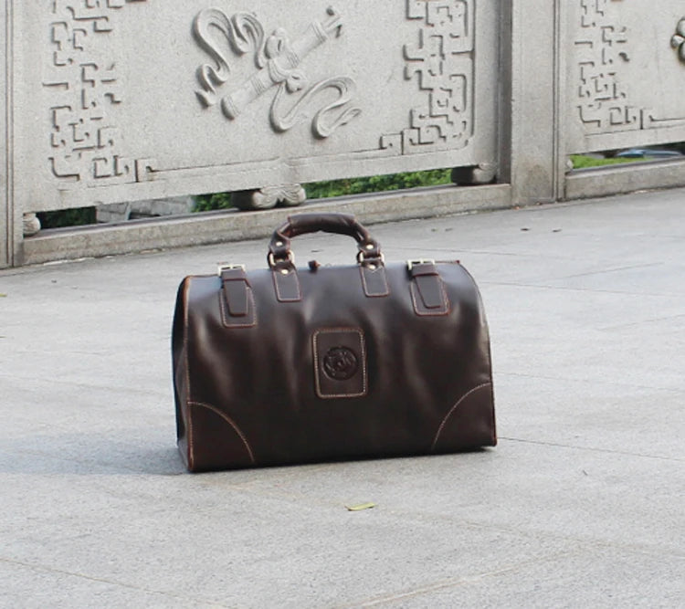 Sac de voyage homme cuir élégant minimal – Image 23