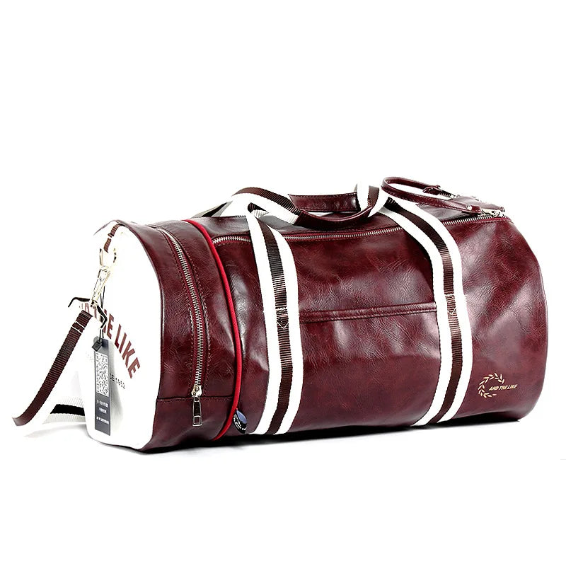Sac cuir voyage tabac authentique