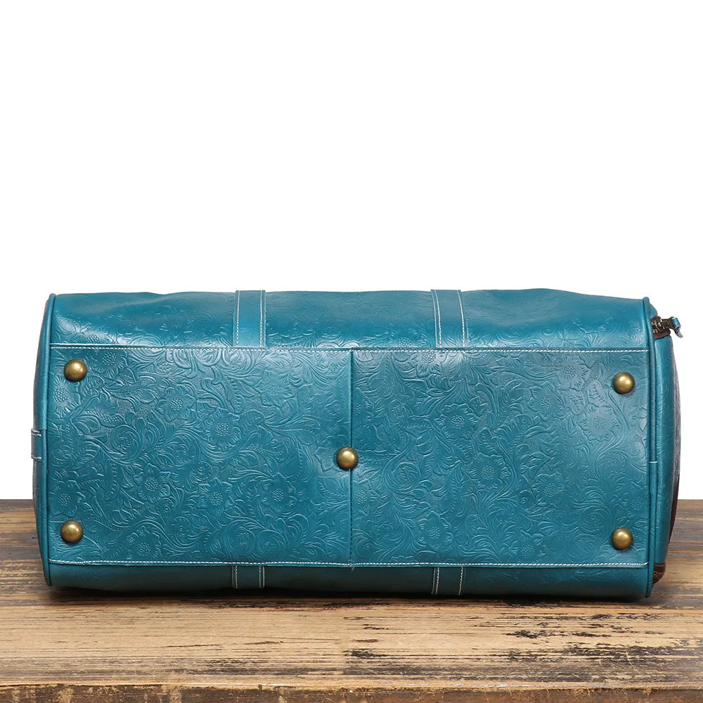 Sac de voyage bandoulière acajou précieux – Image 10