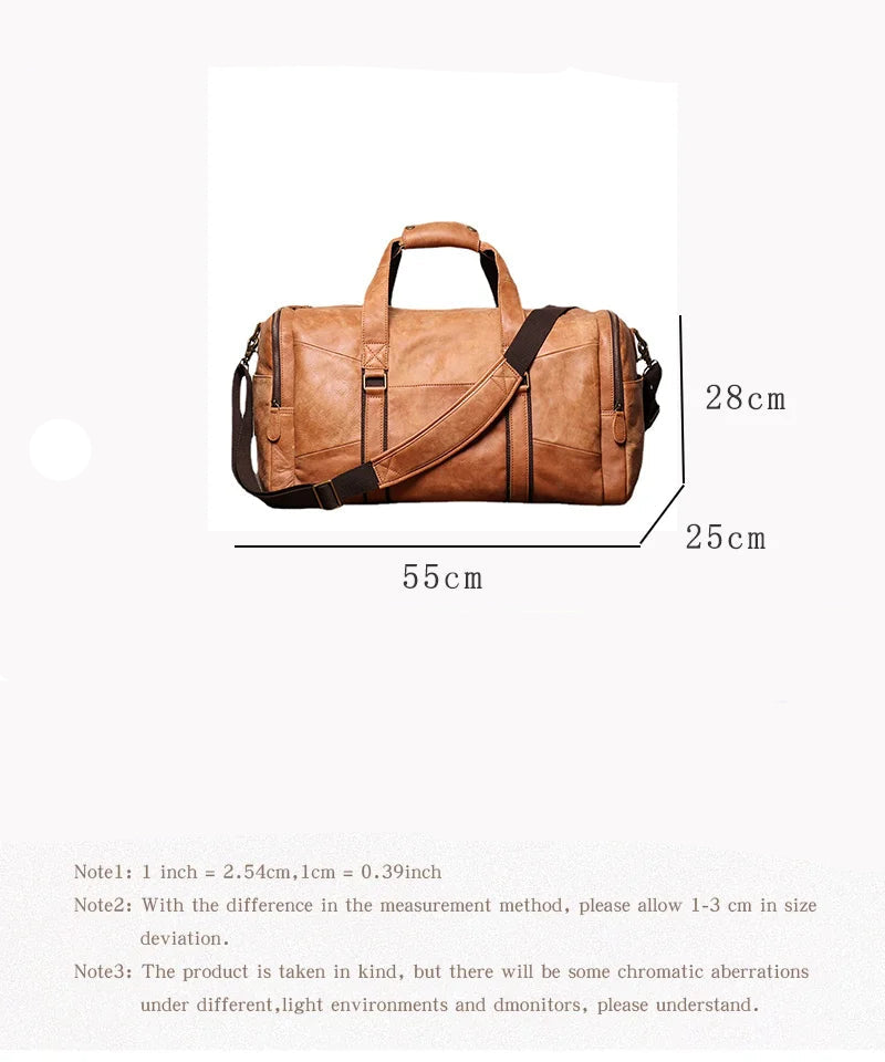 Sac de voyage homme cuir ultime – Image 3