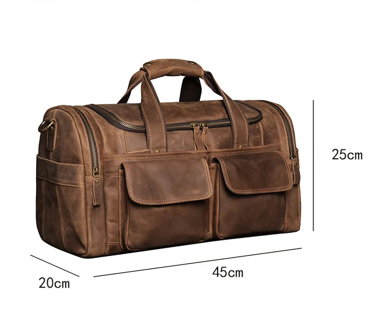 Sac de voyage homme cuir respiration absolu – Image 7