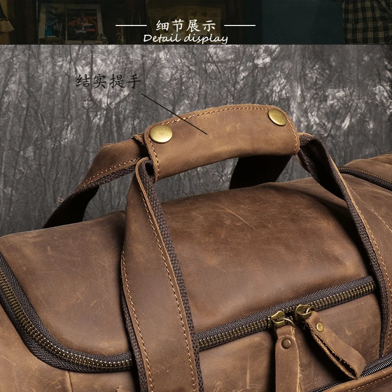 Sac de voyage homme cuir respiration absolu – Image 18
