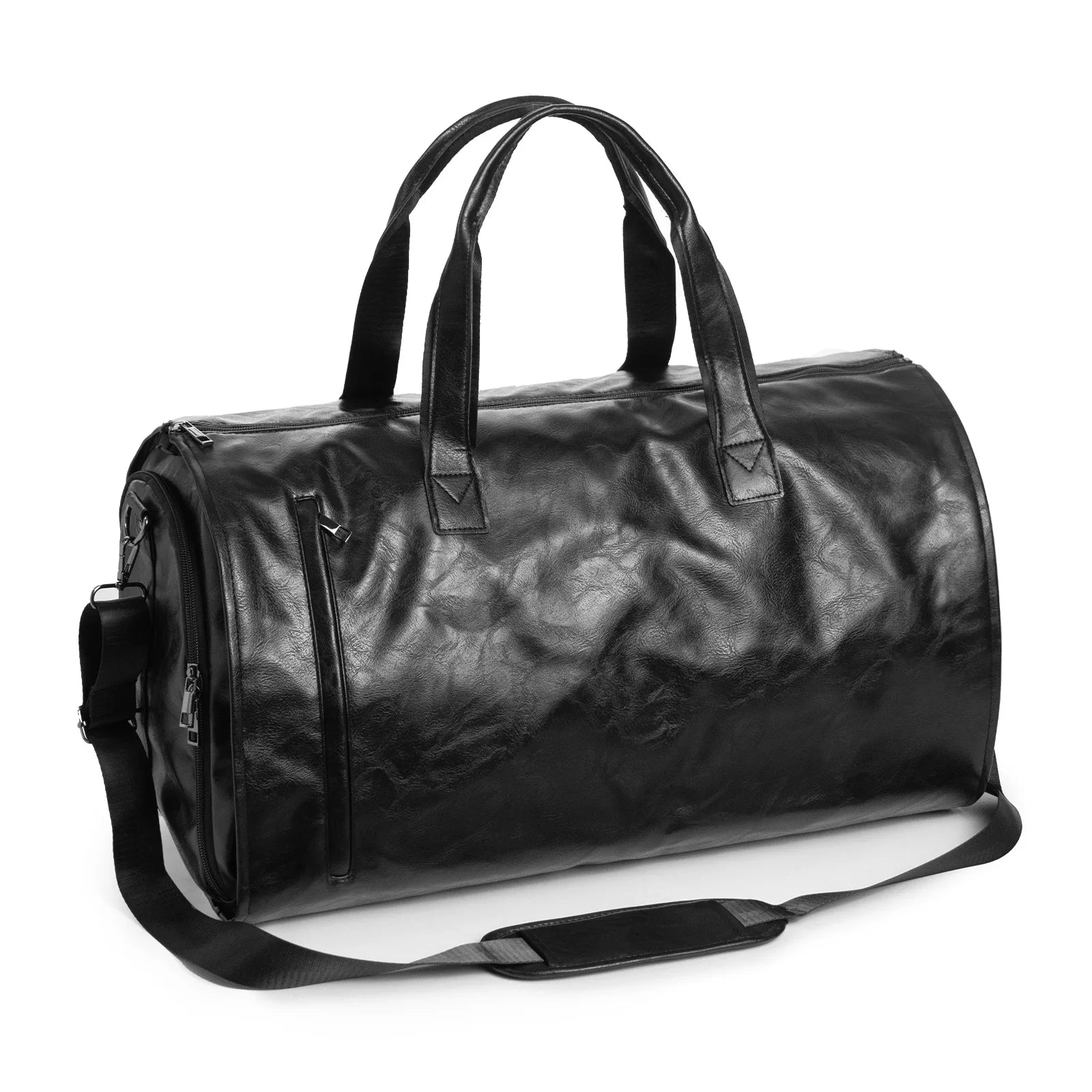 Sac cuir voyage pleine fleur raffiné – Image 9