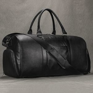 Sac cuir voyage havane racé