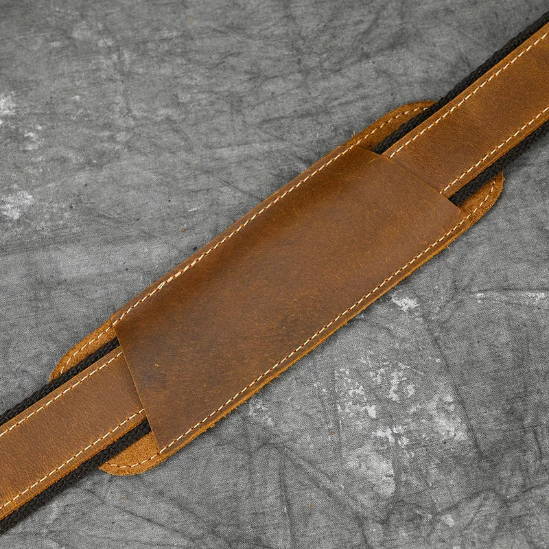 Sac cuir voyage ébène texturé – Image 9