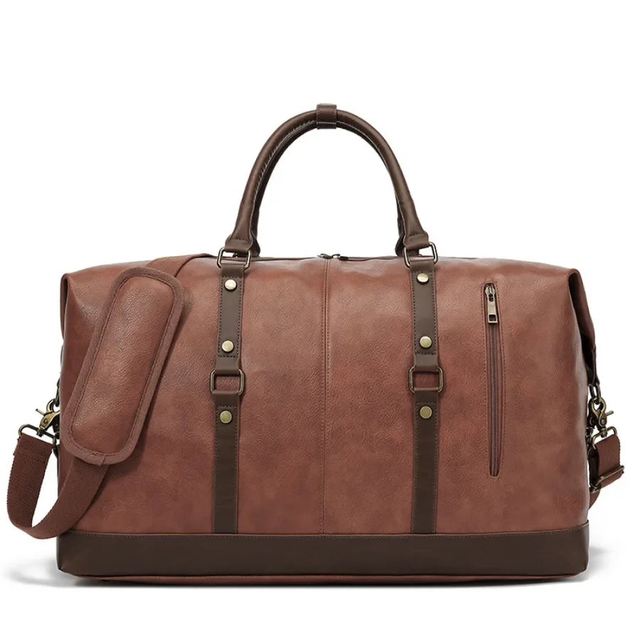 Sac de voyage bandoulière havane chaleureux